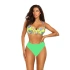 Dámske dvojdielne plavky Hawaii 7 S940HA7-3 žlto-zelené - Self