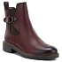 Dámske zateplené členkové topánky v bordovej farbe, M.Daszyński SA252-7