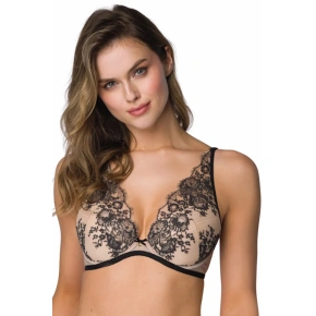 Dámska podprsenka Frances 3804/11/1 Béžová s čiernou - MAT