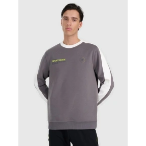 Pánska mikina s kapucňou 4F 4FRAW25TSWSM2457-23S bez svetra