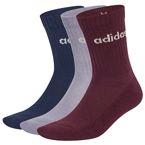 Ponožky adidas Cushioned Linear Crew 3P KQ6800 Ponožky adidas Cushioned Linear Crew 3P KQ6800