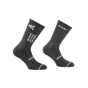 Cyklistické ponožky NORTHWAVE Own The Race Sock, čierne