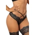 Dámske tangá V-10368 black - Axami