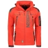 Geographical Norway Pánska športová bunda Techno MEN 056 BS3 s nastaviteľnou kapucňou nepremokavá červená (WU1060H/GN) pánska