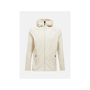 Mikina PEAK PERFORMANCE M Rider Essentials Zip Hood, piesková Mikina PEAK PERFORMANCE M Rider Essentials Zip Hood, piesková