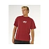 Pánske tričko RIP CURL Medina Inner Vision Spray Tee, červené