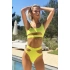 Dámske plavky Malibu Cut Out Bikini Lime - Hugz