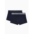 Pánske boxerky 2PACK 111769 3F720 70835 tm. modré - Emporio Armani