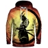 Mikina s kapucňou Samurai H-K AFD679 Orange - Aloha