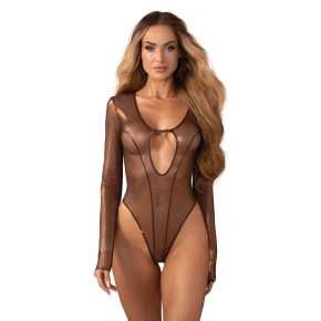 Dámske sexy body Soranna Teddy black and gold - Obsessive