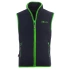 Trollkids Detská vesta Arendal navy/viper green (134-100) fleecová vesta pre chlapcov/dievčatá