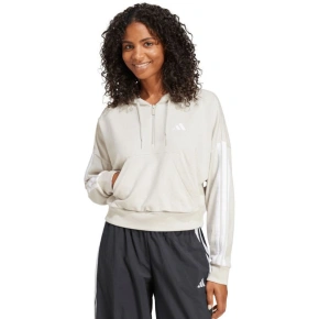 Dámska mikina adidas Essentials French Terry Quarter-Zip Hoodie beige JN1958