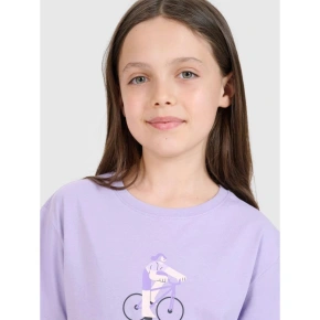 Dievčenské tričko s potlačou 4F4FJRSS25TTSHF2645-52S Dievčenské tričko s potlačou 4F4FJRSS25TTSHF2645-52S