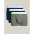Pánske boxerky TRUNK 3Pack UM0UM02761 0XY Combination Green - Tommy Hilfiger