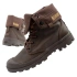 Pánska športová obuv Palladium Baggy Coated členkové tenisky fashion dark brown