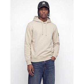 Jack&Jones męska bluza z kapturem JJCLEVELAND SWEAT HOOD SN 12298441 MOONBEAM Jack&Jones męska bluza z kapturem JJCLEVELAND SWEAT HOOD SN 12298441 MOONBEAM