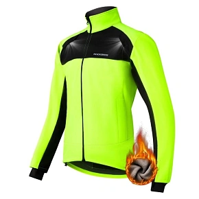 Pánska bunda Rockbros YPW055 čierna-fluorescenčná XL Pánska bunda Rockbros YPW055 čierna-fluorescenčná XL