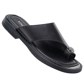 Dámske elegantné čierne žabky Vinceza 62307 Dámske elegantné čierne žabky Vinceza 62307