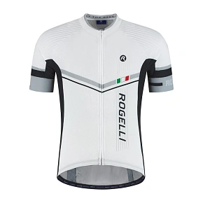 Tričko Rogelli Gara Mostro II, bielo-strieborné, veľkosť 2XL Tričko Rogelli Gara Mostro II, bielo-strieborné, veľkosť 2XL
