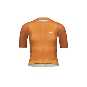 Cyklistické tričko POC W’s Cadence Jersey, hnedé Cyklistické tričko POC W’s Cadence Jersey, hnedé