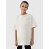 Dievčenské tričko oversize, jednofarebné, 4F 4FJWSS25TTSHF1851-12S