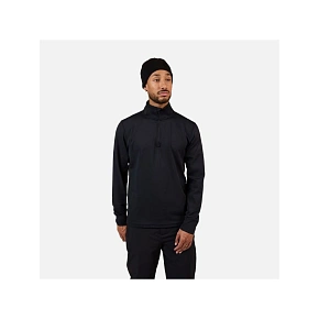 Pánska mikina ROSSIGNOL MID LAYER STRETCH HZ, čierna Pánska mikina ROSSIGNOL MID LAYER STRETCH HZ, čierna