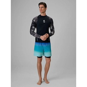 Pánske plážové šortky typu boardshorts s ochranou UPF50+ značky 4F, model 4FRSS26UBDSM257-36S Pánske plážové šortky typu boardshorts s ochranou UPF50+ značky 4F, model 4FRSS26UBDSM257-36S