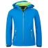 Detská lyžiarska bunda TrollKids Trollfjord Jacket medium blue/green waterproof blue (161-106)