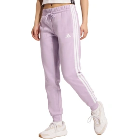 Dámske nohavice adidas Essentials 3-Stripes Fleece Slim Pants Pink JY3097 Dámske