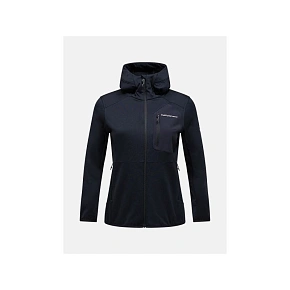 Dámska mikina PEAK PERFORMANCE W Utility Light Zip Hood, čierna Dámska mikina PEAK PERFORMANCE W Utility Light Zip Hood, čierna