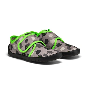 Bavlnené papuče typu barefoot Affenzahn Movy Panther (01398-80151)