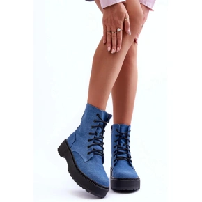 Dámske členkové topánky CLS-270 model 185042 Blue jeans - Step in style