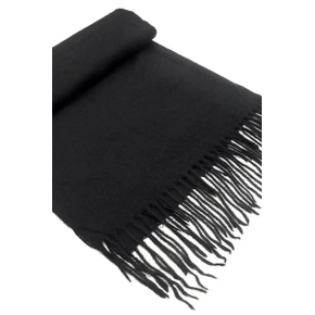 Dámska šatka s strapcami SZ 317 Black - Bruno Rossi