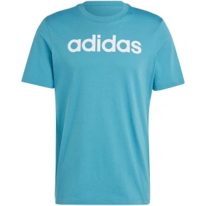 Tričko adidas Essentials Single Jersey Linear s vyšitým logom M IJ8655