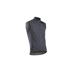Cyklistická vesta NORTHWAVE Rainskin Vest, tmavošedá