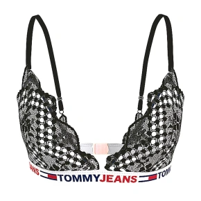Dámska čipkovaná podprsenka Undersized Jeans UW0UW03829-BDS - Tommy Hilfiger