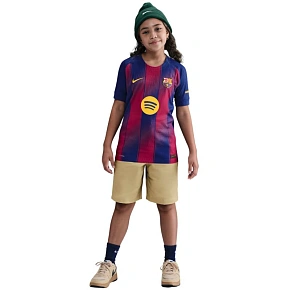 Detské tričko Nike FC Barcelona 2025/26 Match Home, tmavomodré a bordové, HJ5216 456