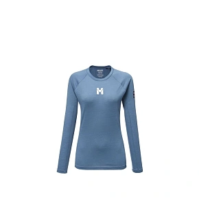 Tričko MILLET W TRILOGYOOL TS LS, modré Tričko MILLET W TRILOGYOOL TS LS, modré