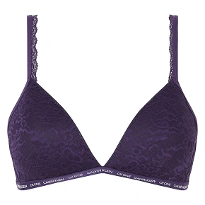 Dámska vystužená podprsenka CK1 Lace-Light QF6199E-VOM - Calvin Klein