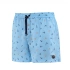 Pánske plavkové kraťasy Happy Self SM29-28 sv..modrá-vzor - Self