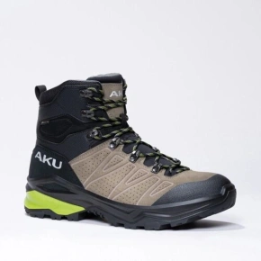 Aku pánska treková športová obuv Adapta Gore-tex kožená čierna zelená