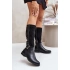 Zateplené čižmy ASA62-112 black - Jezzi