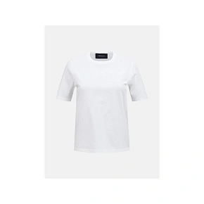 Dámske tričko PEAK PERFORMANCE W Original Small Logo Tee, biela farba Dámske tričko PEAK PERFORMANCE W Original Small Logo Tee, biela farba