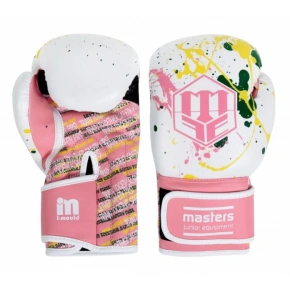 Boxerské rukavice MJE - RPU-ART-PINK