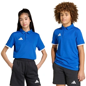 Detské tričko adidas Entrada 26 Polo blue JZ6625 Detské tričko adidas Entrada 26 Polo blue JZ6625