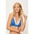 Vrchný diel plaviek KW0KW00591-CHQ modrobiela - Calvin Klein