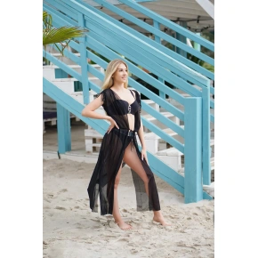 Dámske pareo 19 D81A-19 black - Self
