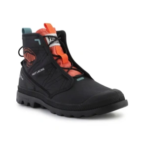 Pánska členková obuv Pampa Travel Lite Rs 79104-008-M Black with orange - Palladium