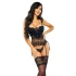 Dámsky erotický korzet Alena black - Beauty Night Fashion