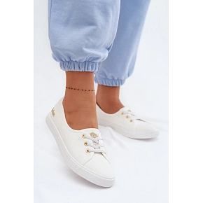 Dámske tenisky LCW-26-02-4043 bielo-zlaté – Lee Cooper